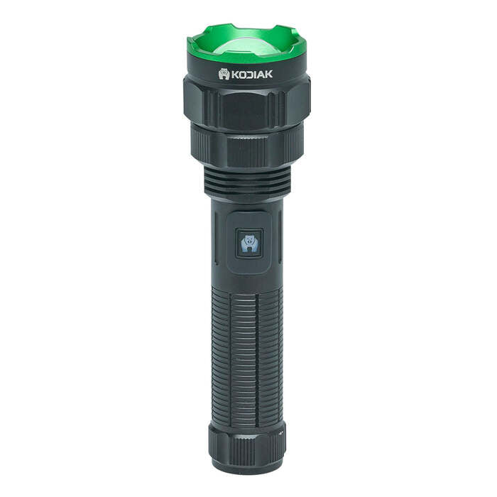 Kodiak 1 Mile Beam Flashlight 1000 Lumens Aluminum Black