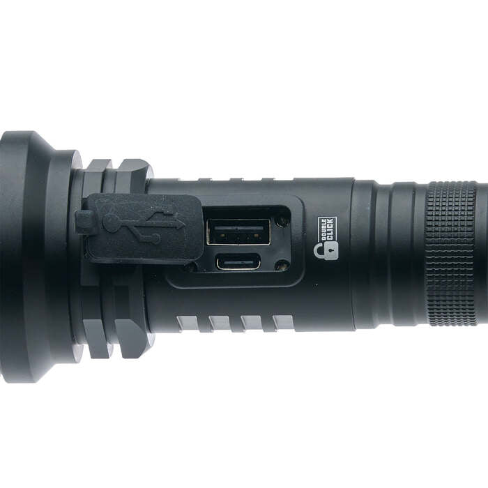 Kodiak 5k Flashlight 2500 Lumens Aluminum Black