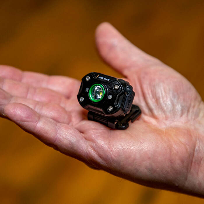 Kodiak KIP Micro Rechargeable Head Lamp 150 Lumens Aluminum Black