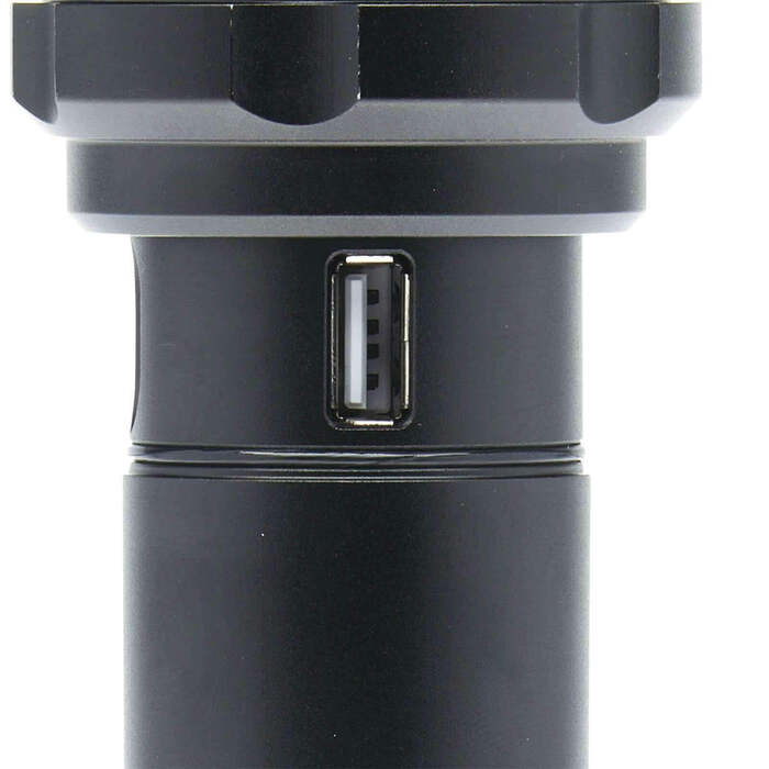 Kodiak Kiran Tactical Flashlight 10000 Lumens Aluminum Black