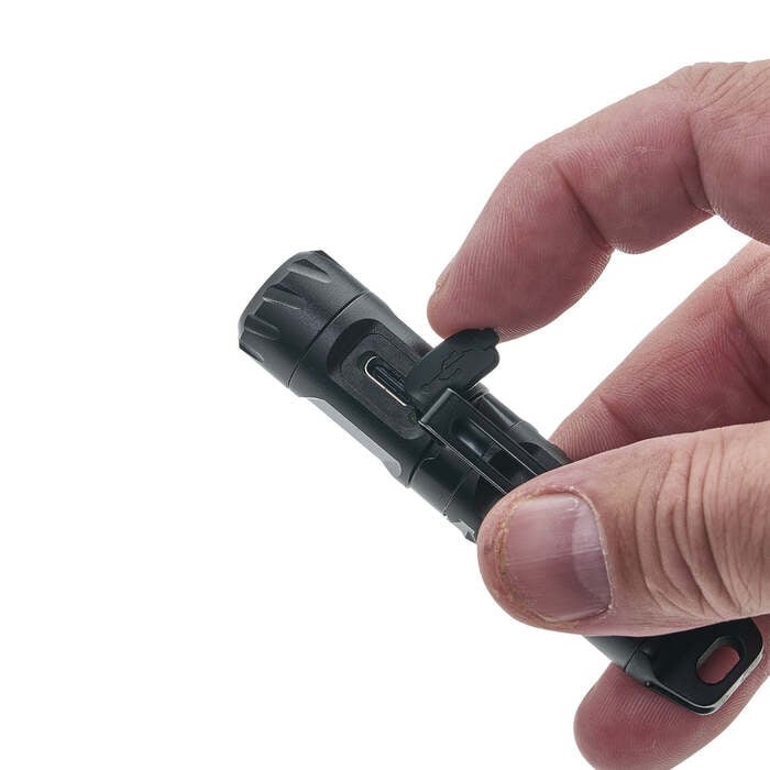 Kodiak Kodiak Keychain Key Chain Flashlight 200 Lumens with Clip On Mount Aluminum Black