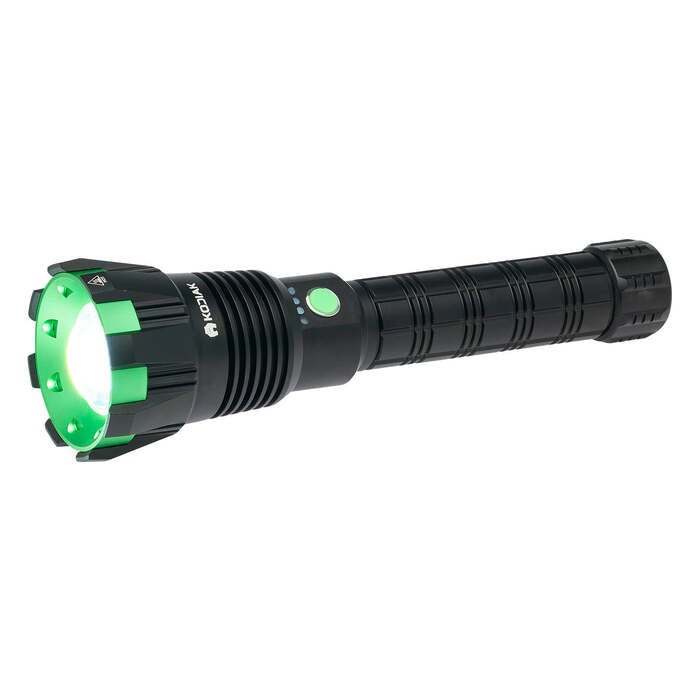 Kodiak Kolossus Rechargeable Flashlight 15000 Lumens Aluminum Black