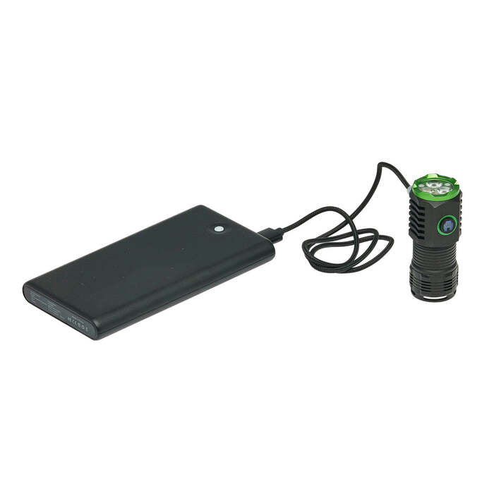 Kodiak Komrade Flashlight 2500 Lumens Aluminum Black