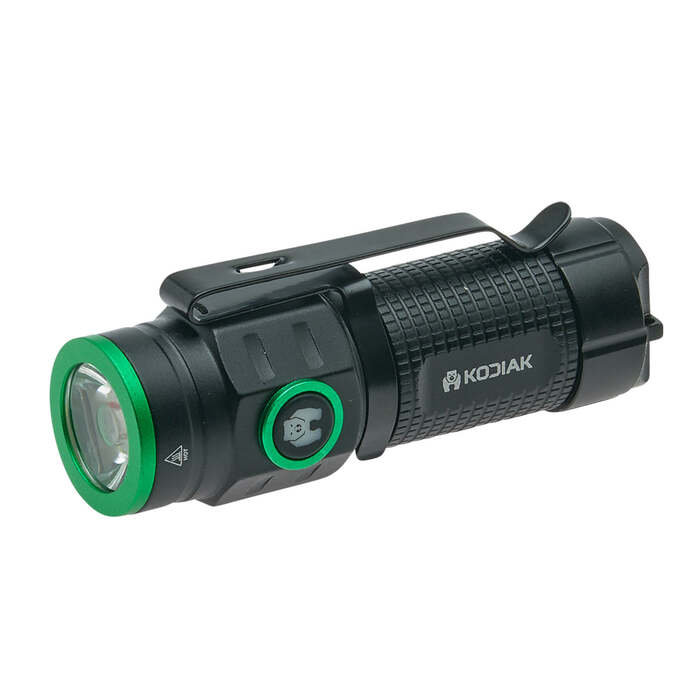 Kodiak KUB Compact Flashlight 1000 Lumens Aluminum Black