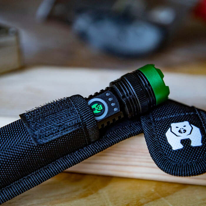 Kodiak Rechargeable with Magnetic Charging Flashlight 1000 Lumens Aluminum Black