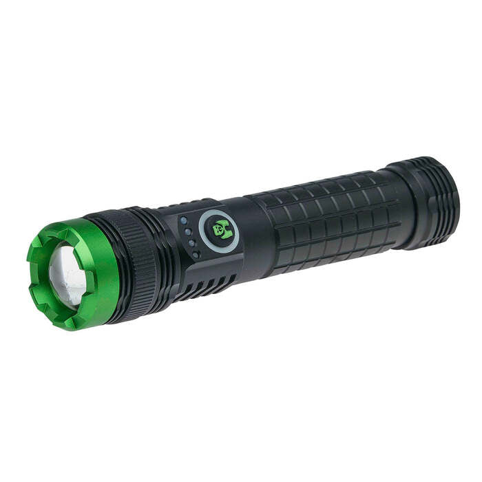 Kodiak Rechargeable with Magnetic Charging Flashlight 2000 Lumens Aluminum Black