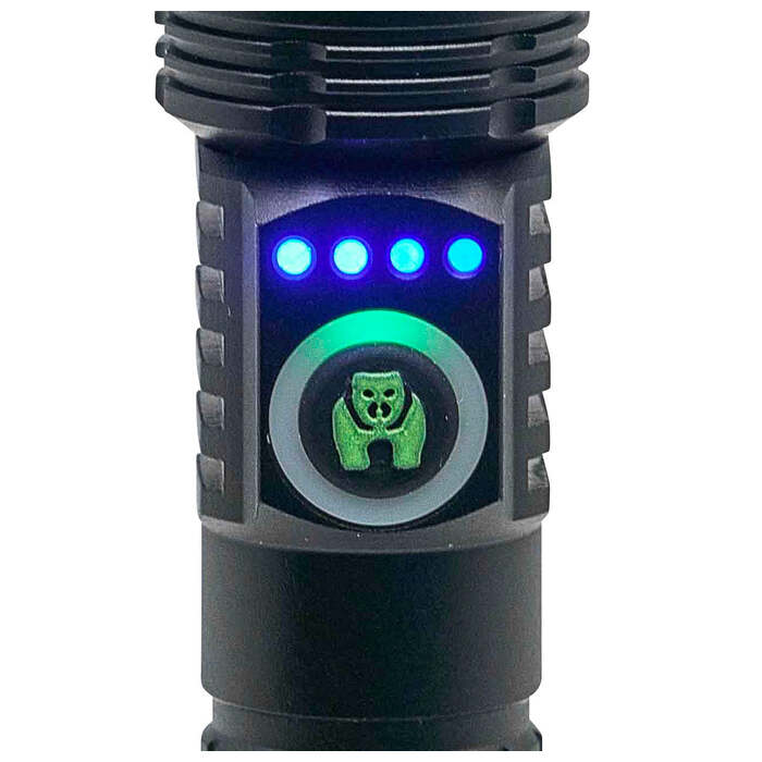 Kodiak Rechargeable with Magnetic Charging Flashlight 2000 Lumens Aluminum Black