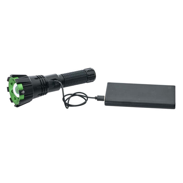 Kodiak Tactical Flashlight 2000 Lumens Aluminum Black