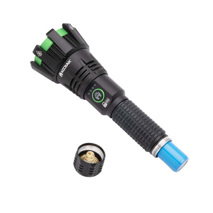 Kodiak Tactical Flashlight 2000 Lumens Aluminum Black