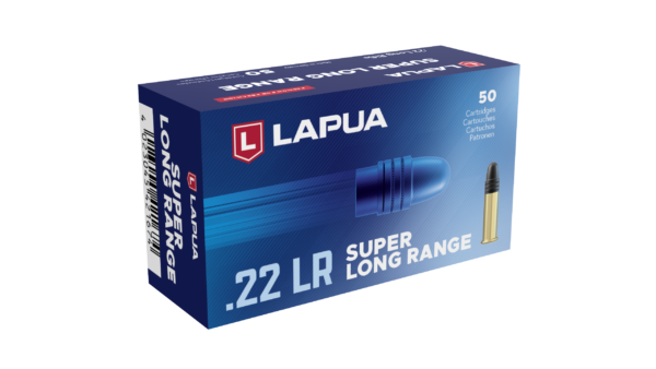Lapua Ammunition 22 Long Rifle 40 Grain Super Long Range Round Nose 50 Count