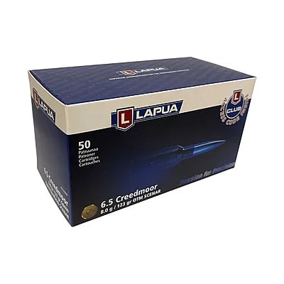 Lapua Ammunition 6.5 Creedmoor 123 Grain Scenar Boat Tail Hollow Point 20 Count