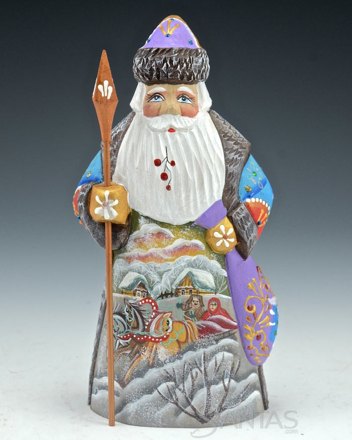 Lavender Sleigh Ride Russian Santa