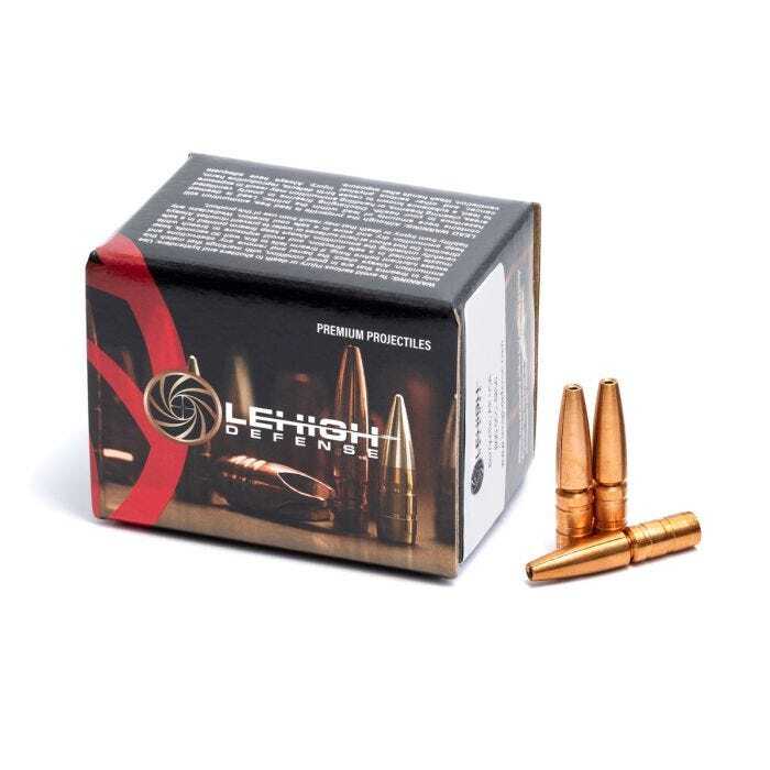 Lehigh Controlled Fracturing Bullets (.308 Diameter) 198 Grain Hollow Point Box of 50