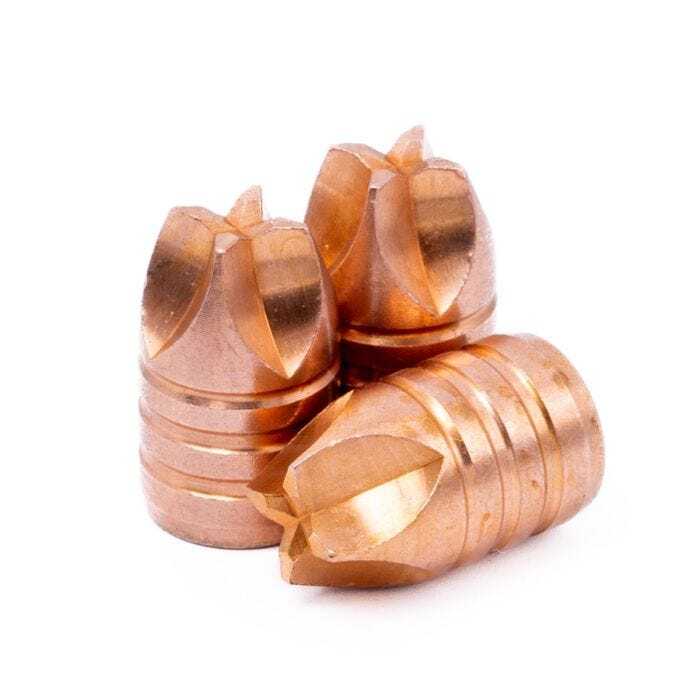 Lehigh Xtreme Defense Bullets (.452 Diameter) 205 Grain Solid Copper Fluted Box of 50