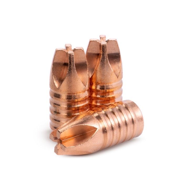 Lehigh Xtreme Penetrator Bullets (.458 Diameter) 305 Grain Solid Copper Fluted Box of 50