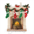 Lit Fireplace by Possible Dreams