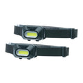 Litezall 2 Pack Mini Head Lamp 120 Lumens Black