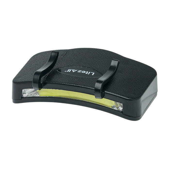 Litezall Clip on Cap Light 150 Lumens with Clip On Mount Black