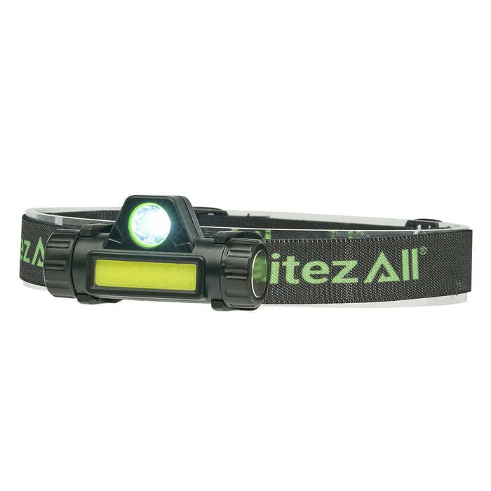 Litezall Dual Mode Head Lamp 120 Lumens Aluminum Black