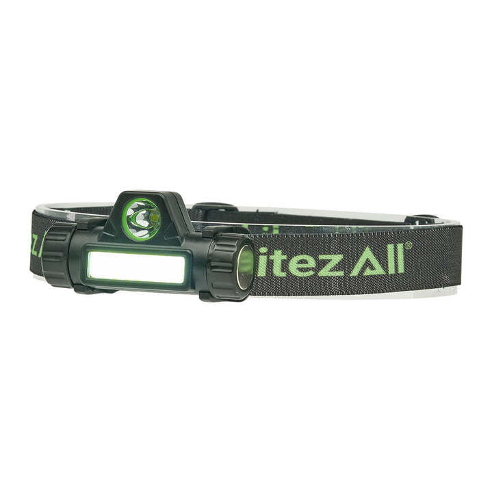 Litezall Dual Mode Head Lamp 120 Lumens Aluminum Black