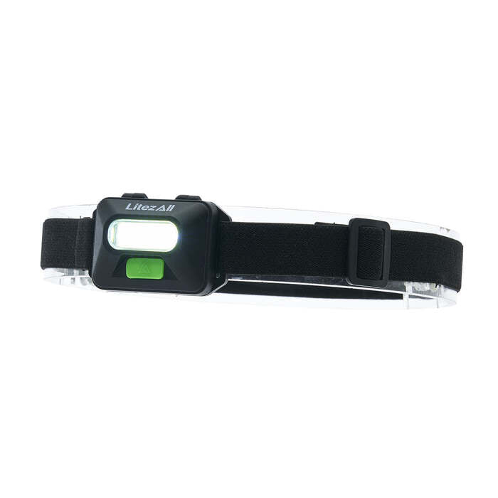 Litezall Head Lamp 150 Lumens Aluminum Black