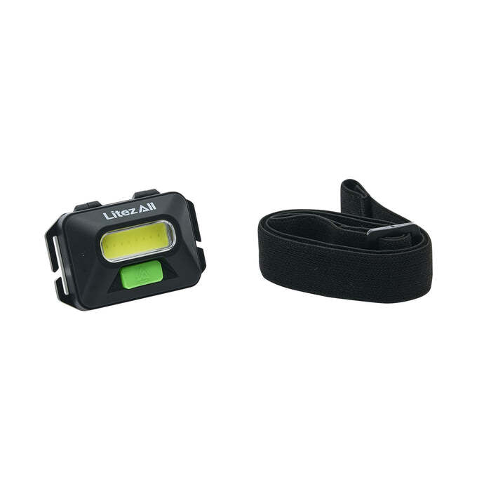 Litezall Head Lamp 150 Lumens Aluminum Black