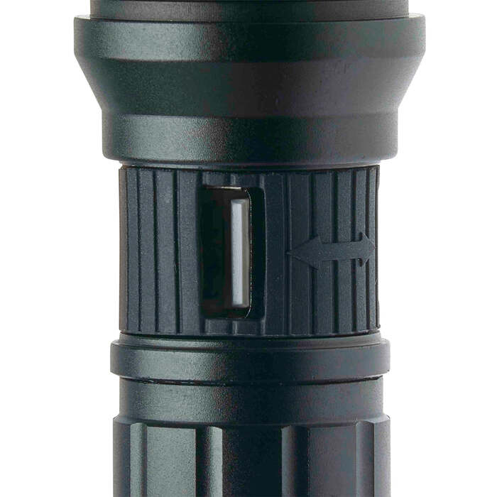Litezall Invincible Flashlight 1000 Lumens Aluminum Black