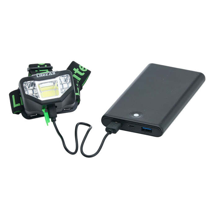 Litezall Quattro Head Lamp 250 Lumens Green