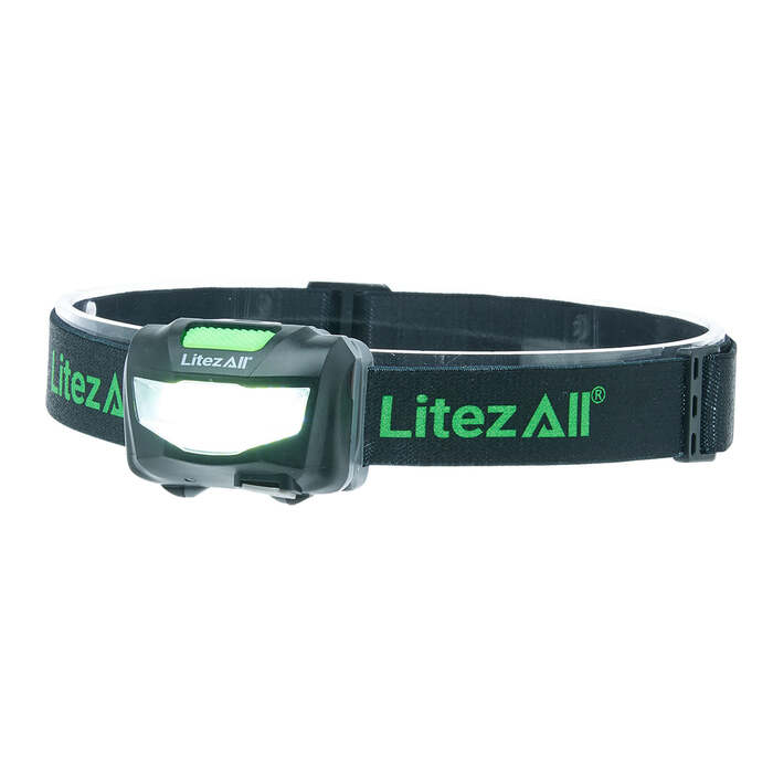Litezall Revive Head Lamp 120 Lumens Black