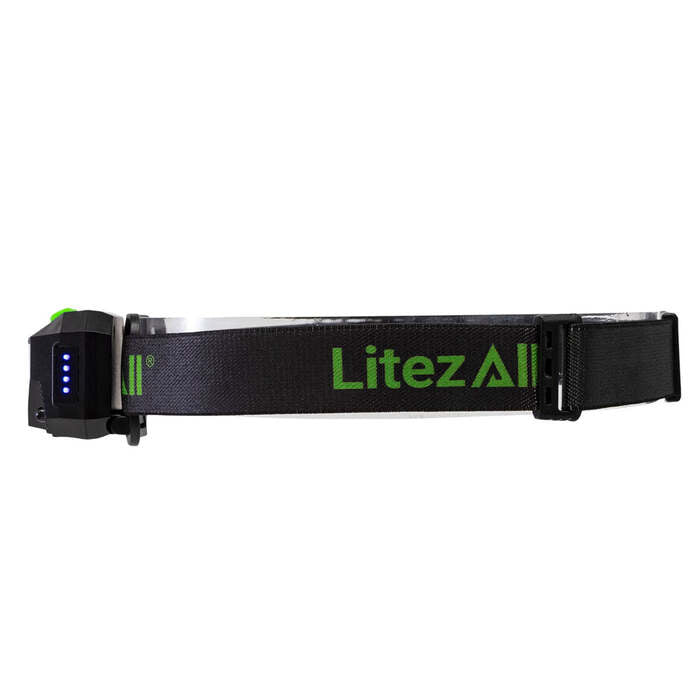 Litezall SWYPE Rechargeable Motion Activated Multi-Function Head Lamp 300 Lumens Black