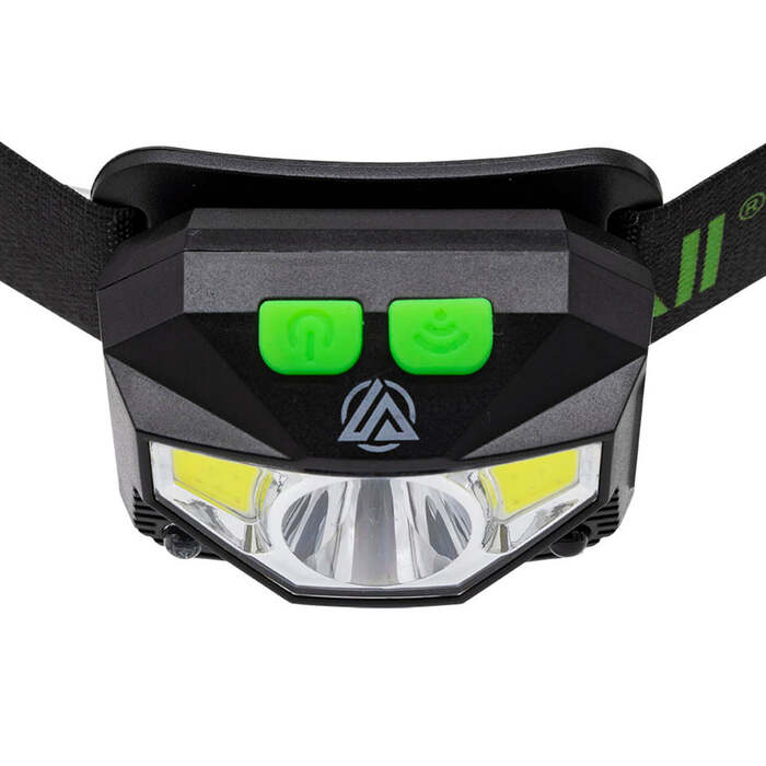 Litezall SWYPE Rechargeable Motion Activated Multi-Function Head Lamp 300 Lumens Black