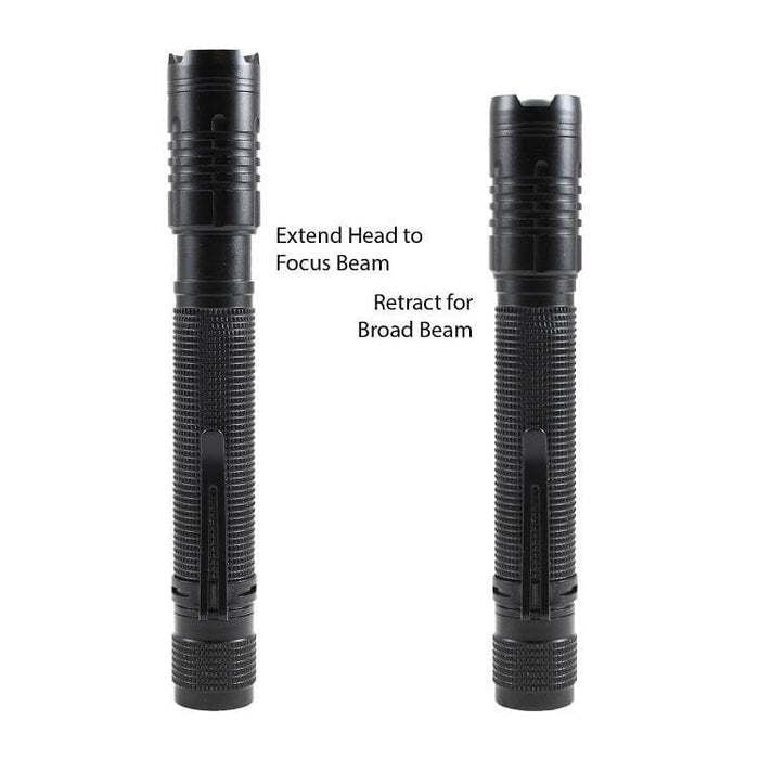 Litezall Tactical Flashlight 280 Lumens Aluminum Black