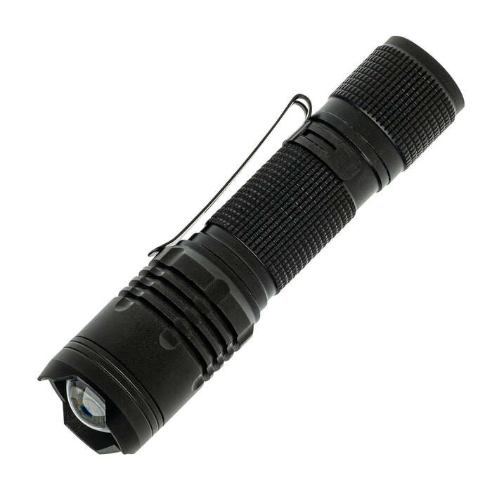 Litezall Tactical Flashlight 400 Lumens Aluminum Black