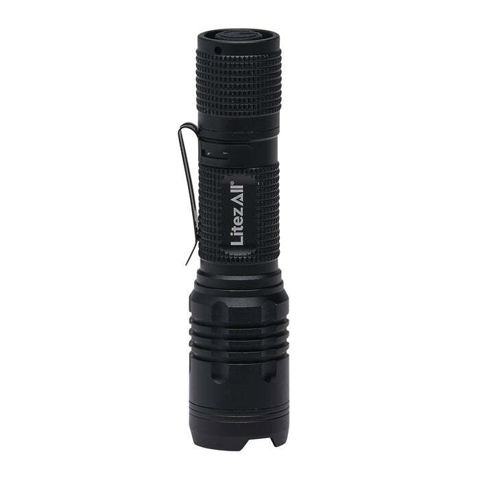 Litezall Tactical Flashlight 400 Lumens Aluminum Black