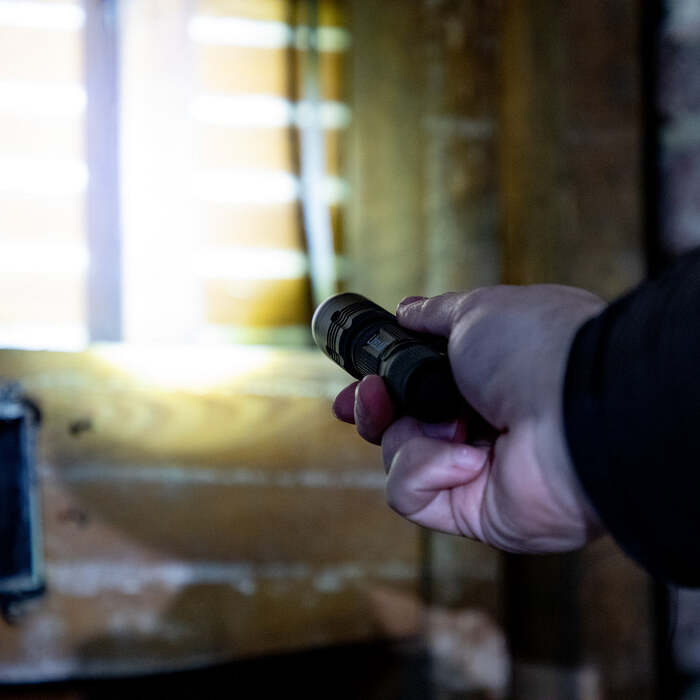 Litezall Tactical Flashlight 400 Lumens Aluminum Black