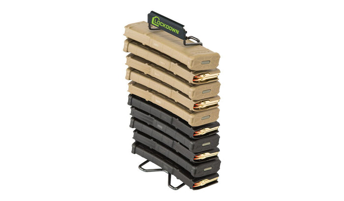 Lockdown AR-15 Magazine Rack Organizer