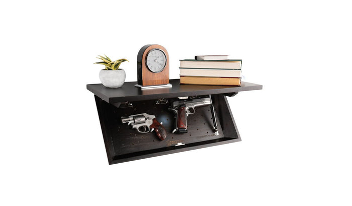 Lockdown In Plain Sight Concealment Shelf Walnut