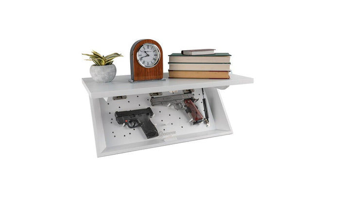 Lockdown In Plain Sight Concealment Shelf White
