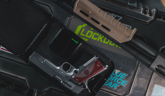 Lockdown Large Handgun Safe Combination Lock Black