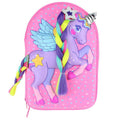 Long-braided Unicorn Pencil Case