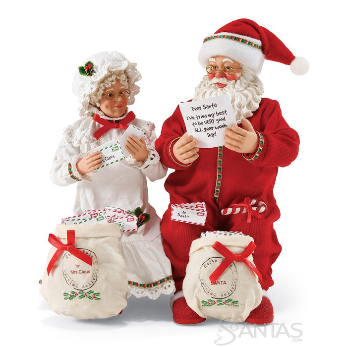 Lots of Letters Possible Dreams Mr and Mrs Claus