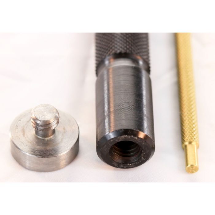 Lyman 10 Ounce Tapper Hammer With Interchangeable Brass, Nylon, and Steel Heads