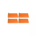 Lyman Handgun Bleacher Block Reloading Tray (0.445 Diameter) 50 Rounds Pack of 4 Orange Plastic