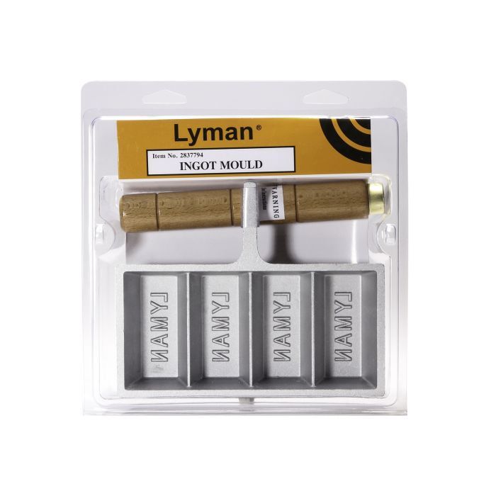 Lyman Lead Ingot Mold with Handle 4-Cavity