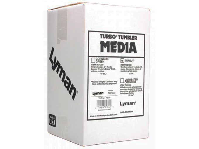Lyman Turbo Tufnut Plus Treated Walnut Case Cleaning Media 12 Pound(s) Box
