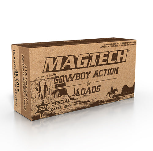 Magtech Cowboy Action Ammunition 45 Colt (Long Colt) 250 Grain Lead Flat Nose Box of 50
