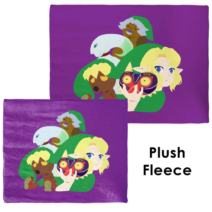 Majora's Mask Illustration - Throw Blanket / Tapestry Wall Hanging