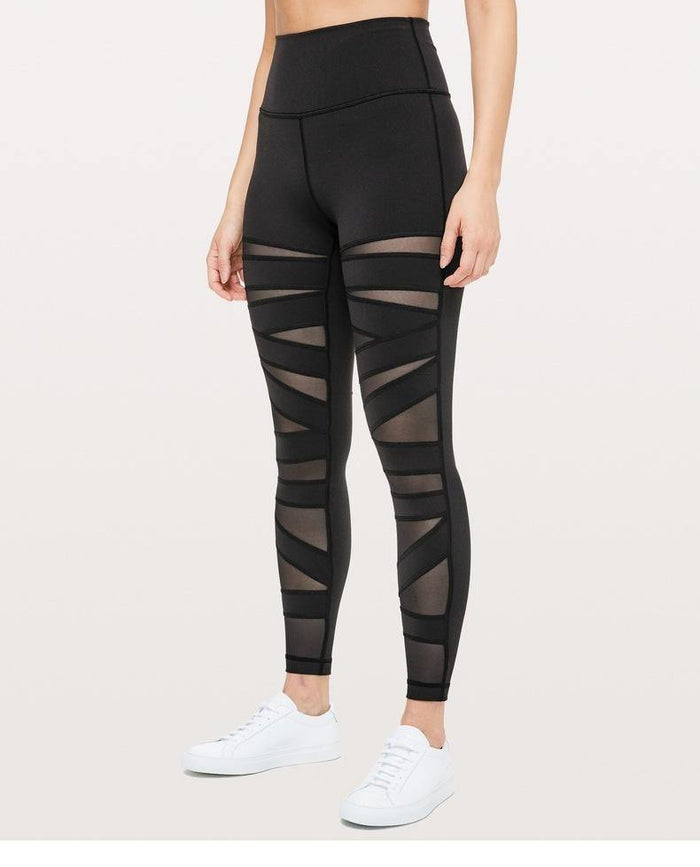 Mesh Design Fitness Leggings