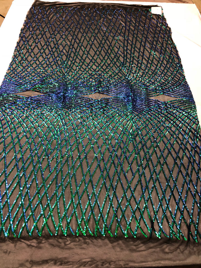 Green/Black Mesh