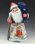 Mini Santa with Girl and Bunny Rabbits